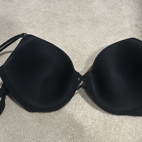 Victoria’s Secret “Perfect Coverage” Black Bra 34DD/34E - Picture 2 of 3